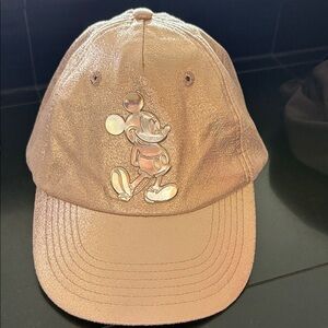 Disneyworld Mickey Mouse rose gold cap ( women ) one size